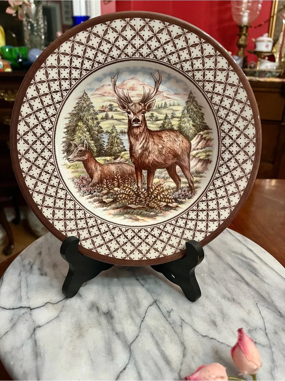 Royal Stafford Chantilly Stag England vtg royal